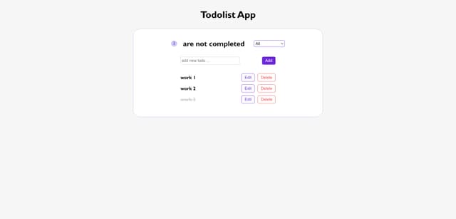 todolist project